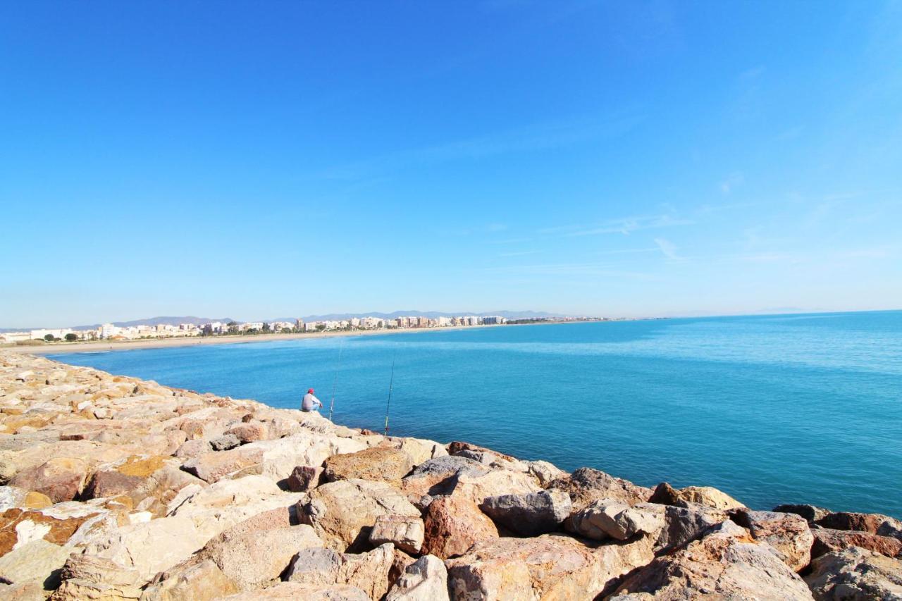 Global Properties, Moderno Apartamento A 3 Minutos De La Playa Sagunto Buitenkant foto